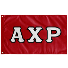 Load image into Gallery viewer, ALPHA CHI RHO GREEK BLOCK FLAG - RED, WHITE &amp; BLACK new