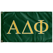 Load image into Gallery viewer, Alpha Delta Phi Fraternity Flag - Custom Green, Custom Yellow &amp; White