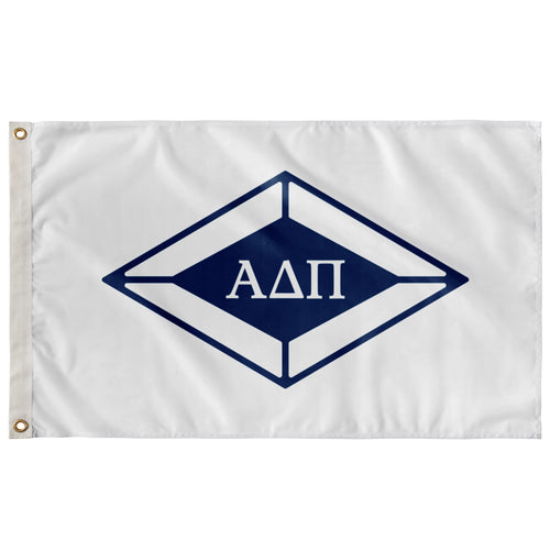Alpha Delta Pi Diamond Symbol Flag - Dark Blue