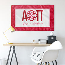 Load image into Gallery viewer, Alpha Omicron Pi Inspire Ambition Sorority Flag