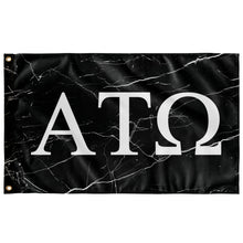 Load image into Gallery viewer, Alpha Tau Omega Black Marble Flag - Wall Flag - 36&quot;x60&quot; new