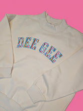 Load image into Gallery viewer, Dee Gee Mockneck - Vanilla, Beach Stripes &amp; Aqua
