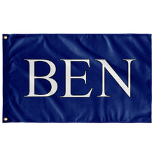 Load image into Gallery viewer, Beta Epsilon Nu Fraternity Flag - Royal, White &amp; Black