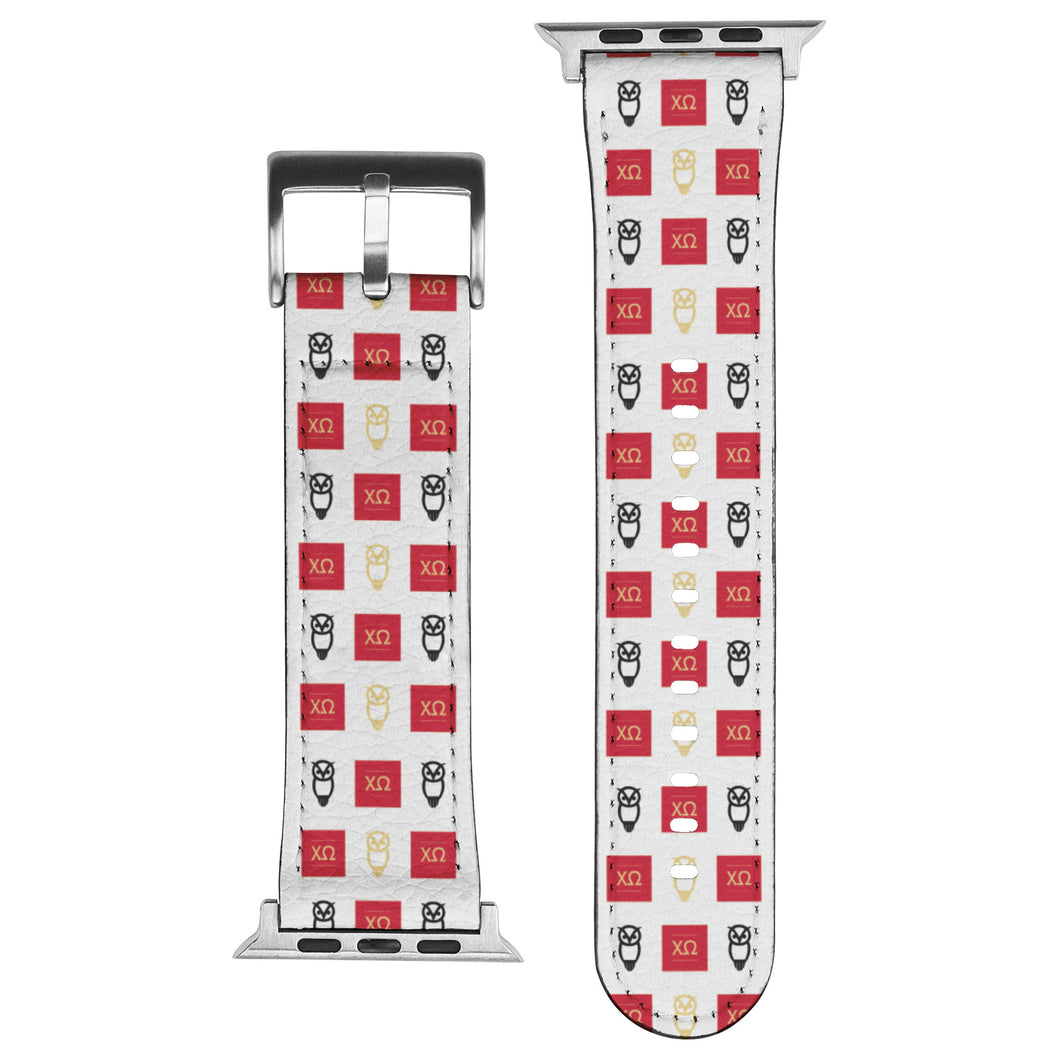 Chi Omega Apple Watch Band