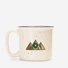 Load image into Gallery viewer, Delta Sigma Phi Symbol Ceramic Camp Mug - Speckled Cream