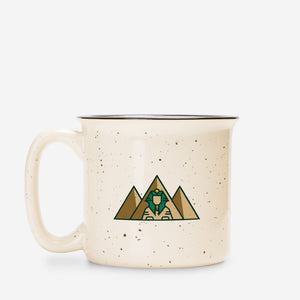 Delta Sigma Phi Symbol Ceramic Camp Mug - Speckled Cream