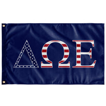 Load image into Gallery viewer, Delta Omega Epsilon USA Flag - Blue