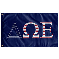 Delta Omega Epsilon USA Flag - Blue