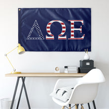 Load image into Gallery viewer, Delta Omega Epsilon USA Flag - Blue