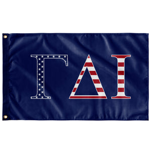 Gamma Delta Iota USA Flag -  Blue