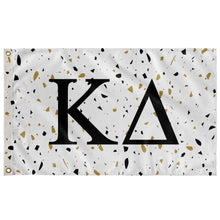 Load image into Gallery viewer, KAPPA DELTA TERRAZZO GOLD SORORITY FLAG new