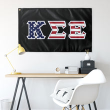 Load image into Gallery viewer, KAPPA SIGMA EPSILON AMERICAN FLAG - BLACK new