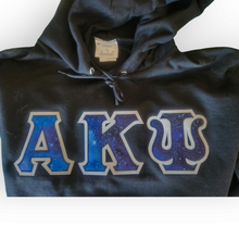 Load image into Gallery viewer, Alpha Kappa Psi Space Letter Hoodie