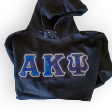 Load image into Gallery viewer, Alpha Kappa Psi Space Letter Hoodie