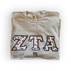 Zeta Tau Alpha "Big" Letter Tee