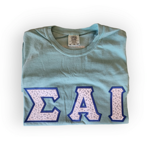 Sigma Alpha Iota Music Notes Letter Shirt