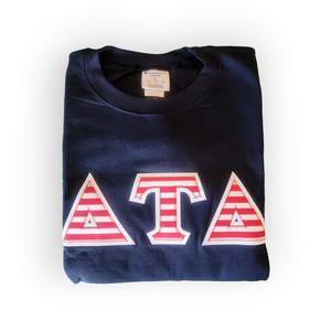 Delta Tau Delta American Stripes Sweatshirt