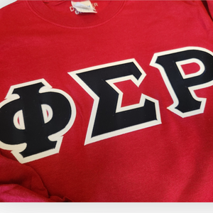 Phi Sigma Rho Long Sleeve Letter Shirt