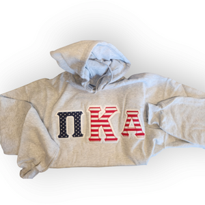 Pi Kappa Alpha Custom American Flag Hoodie