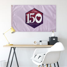 Load image into Gallery viewer, Sigma Kappa 150th Anniversary Badge Flag - Lavender