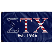 Load image into Gallery viewer, Sigma Tau Chi Est. 1946 USA Flag - Blue