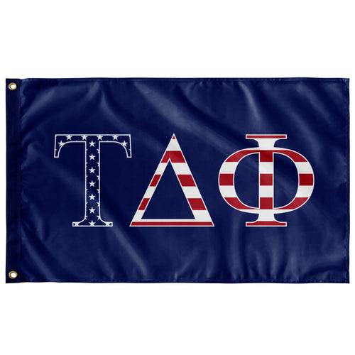 Tau Delta Phi USA Flag - Blue