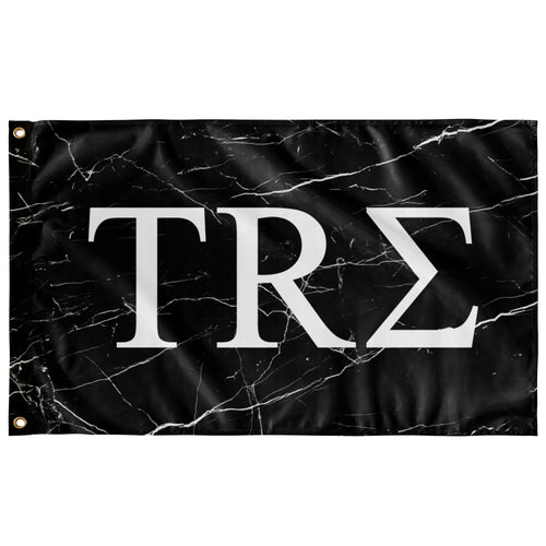 Tau R Sigma Black Marble Flag