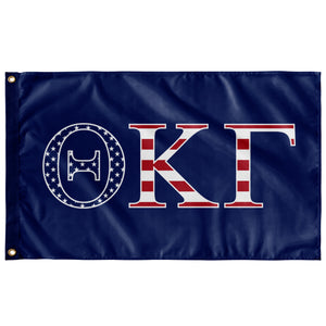 Theta Kappa Gamma USA Flag - Blue