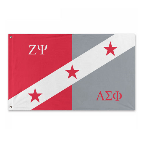 Alpha Sigma Phi - Zeta Psi - Original Flag