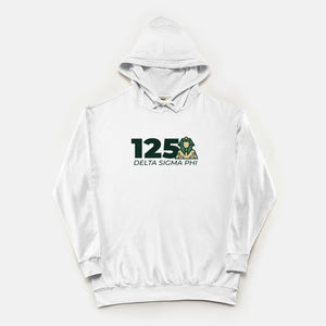 Delta Sigma Phi 125th Comfort Colors Lightweight Hooded Sweatshirt