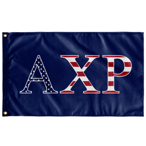 Alpha Chi Rho USA Blue Flag