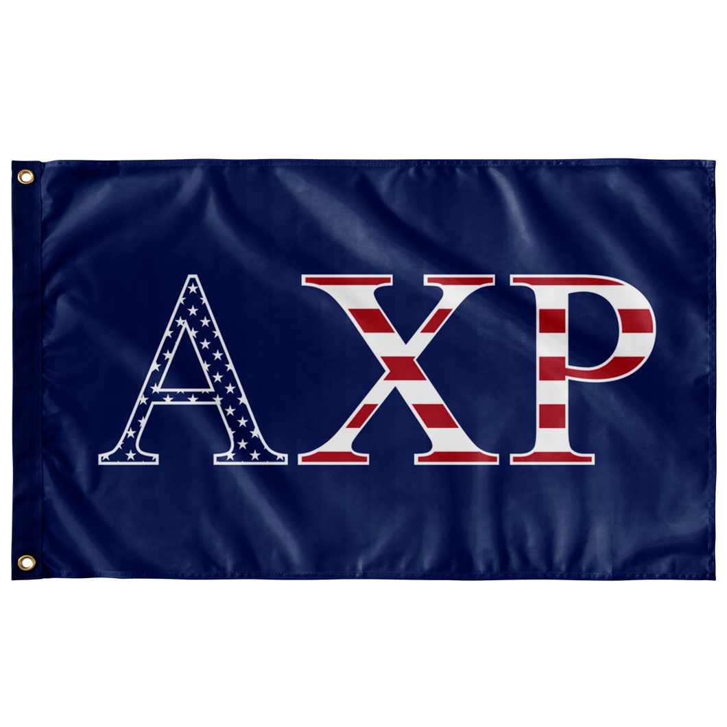 Alpha Chi Rho USA Blue Flag