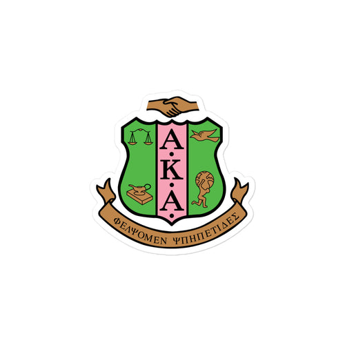 Alpha Kappa Alpha Crest Sticker - 1
