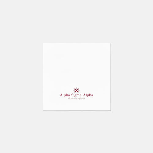 Alpha Sigma Alpha Logo Beverage Napkin