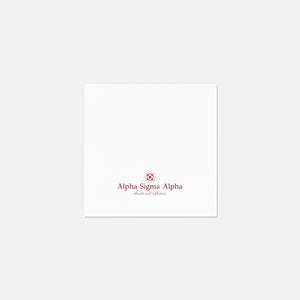 Alpha Sigma Alpha Logo Beverage Napkin