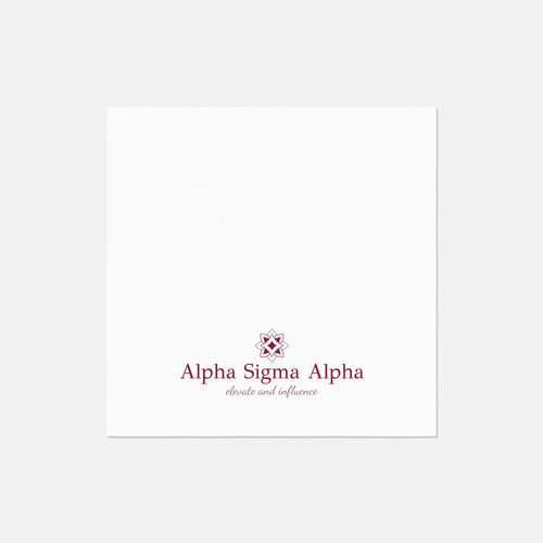 Alpha Sigma Alpha Logo Luncheon Napkin