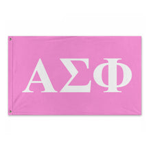 Load image into Gallery viewer, Alpha Sigma Phi Bold Greek Flag - Princess Perfume &amp; White