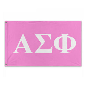 Alpha Sigma Phi Bold Greek Flag - Princess Perfume & White