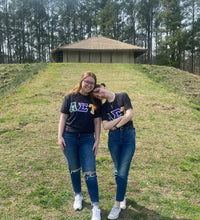 Load image into Gallery viewer, Alpha Sigma Tau Custom Comfort Colors Stitch Letter Shirts