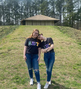 Alpha Sigma Tau Custom Comfort Colors Stitch Letter Shirts