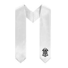 Load image into Gallery viewer, Alpha Tau Omega Links Stole - White &amp; Black