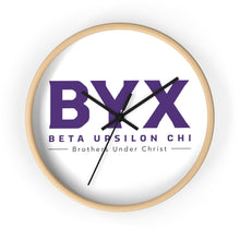 Load image into Gallery viewer, Beta Upsilon Chi - Brothers Under Christ - White - Wall Clock