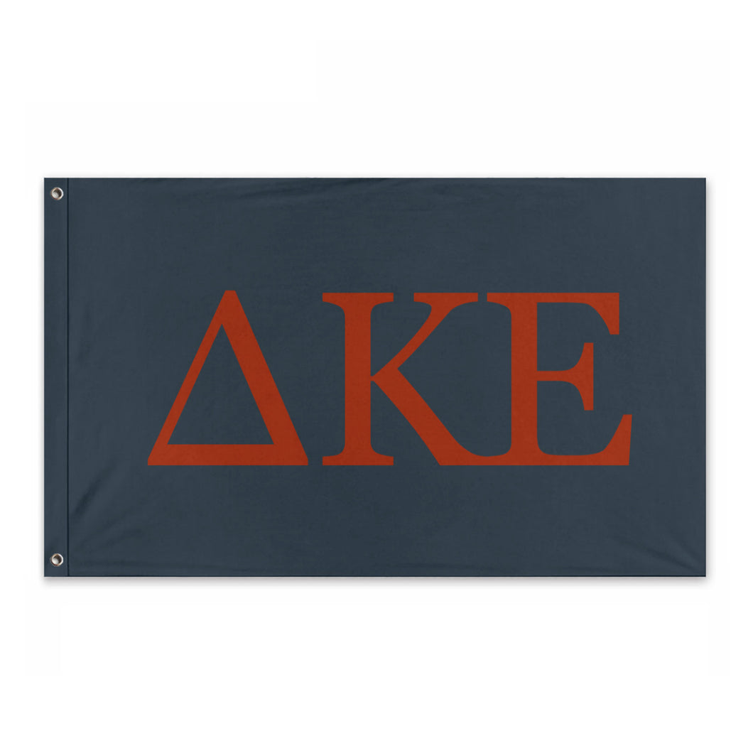 Delta Kappa Epsilon Fraternity Flag - Dark Navy & Red