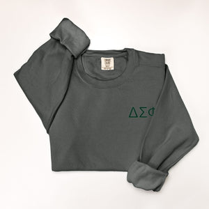 Delta Sigma Phi 125th Anniversary Comfort Colors Crewneck Sweatshirt