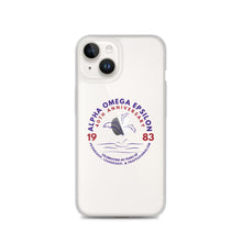 Load image into Gallery viewer, Alpha Omega Epsilon 40th Anniversary Clear Case for iPhone®