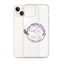 Load image into Gallery viewer, Alpha Omega Epsilon 40th Anniversary Clear Case for iPhone®