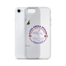 Load image into Gallery viewer, Alpha Omega Epsilon 40th Anniversary Clear Case for iPhone®