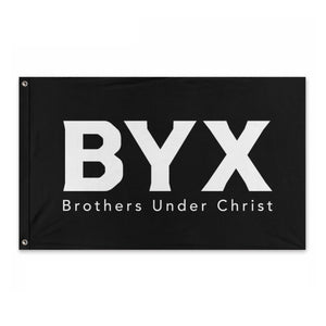 Beta Upsilon Chi Fraternity Flag - Black & White