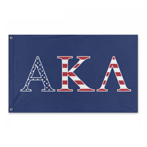 Alpha Kappa Lambda USA Flag - Blue