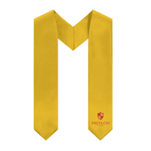 Load image into Gallery viewer, Delta Chi Logo Stole - Yellow &amp; Red